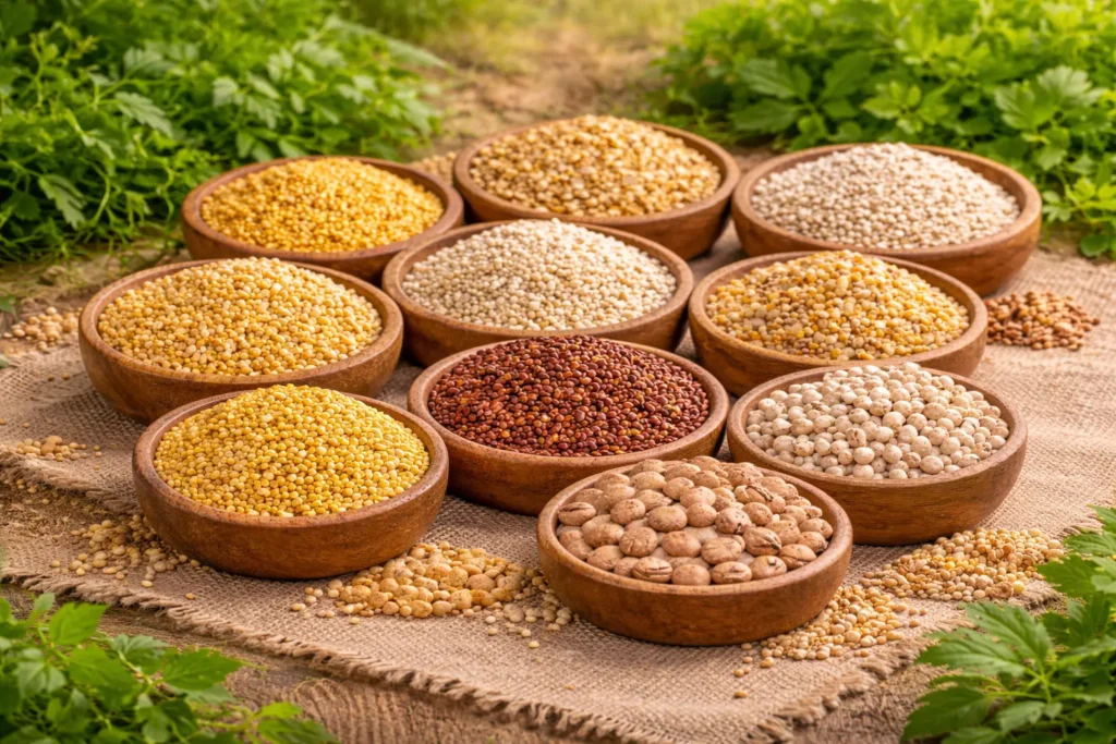 Taditional natural Ingredients mixed